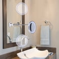 thumbnail image 2 of OULII 1Pc Lighted Magnified Makeup Mirror With Abs For Bathroom Use, 2 of 5