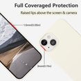 thumbnail image 5 of iPhone 13 Case iPhone 13 Phone Case Liquid Silicone Soft Gel Rubber Phone Cover Anti-Scratch Microfiber Lining Slim Full Shockproof Protective iPhone 13 Case for Women Girls, Creamy White, 5 of 14
