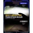 thumbnail image 2 of Bombillas LED AUTOONE 9005 9006 Combo 6500 K, color blanco frío x4, 2 of 7