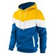 thumbnail image 2 of Sudadera con capucha para hombre agradable a la piel suelta a la moda con empalme de color sudadera con capucha para hombre fibra de poliéster cómoda para trotar y acampar ANGGREK Otros, 2 of 5
