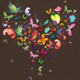 thumbnail image 3 of CafePress - Heart Of Butterflies T Shirt - Men's Classic Graphic Cotton T-Shirt, 3 of 4