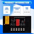 thumbnail image 3 of Brushed DC Motor Speed Controller Regulator PWM DC 12V 24V 36V for 775 795 Gear Motor Electric Parts DC12V-60 10A, 3 of 5