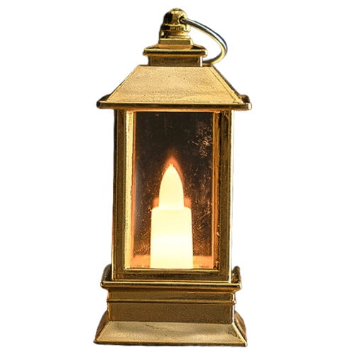Yirtree Vintage Style Decorative Fire Lantern,Flame Effect LED  Lantern,Indoor Lanterns Decorative,Outdoor Hanging Lantern,Decorative  Lanterns