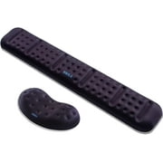 BRILA Upgraded Ergonomic Keyboard and Mouse Wrist Rest Support Cushion Pad Set - Comfy Soft Memory Foam Gel Padding &