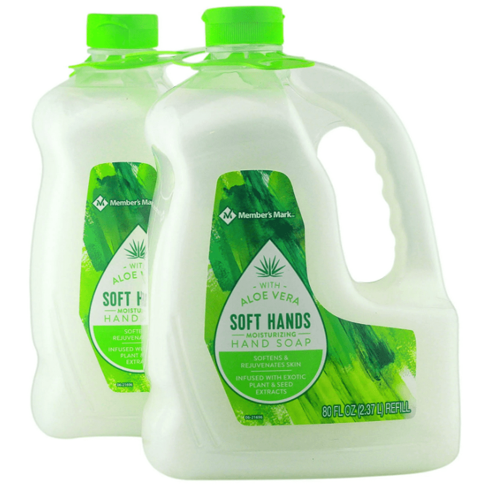 Moisturizing Hand Soap Refill, Aloe Vera (80 fl. oz., 2 pk.) - Walmart