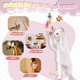 thumbnail image 2 of Methold 12 piezas de gusanos peludos de arcoíris, repuestos de gusanos coloridos y divertidos para gatos, juguetes de gusanos, varita para Juguetes para gatos, 2 of 4