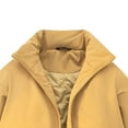 thumbnail image 5 of Dasayo Quilted Women Coats Barn Yellow Puffed Zip up Thicken Hooded Coats Jacket Women XL, 5 of 5
