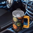 thumbnail image 5 of Halloween 40oz Insulated Pumpkin Tumbler with Handle and Straw Lid – Coffee Travel Mug – Spooky Gift Cup, 5 of 5