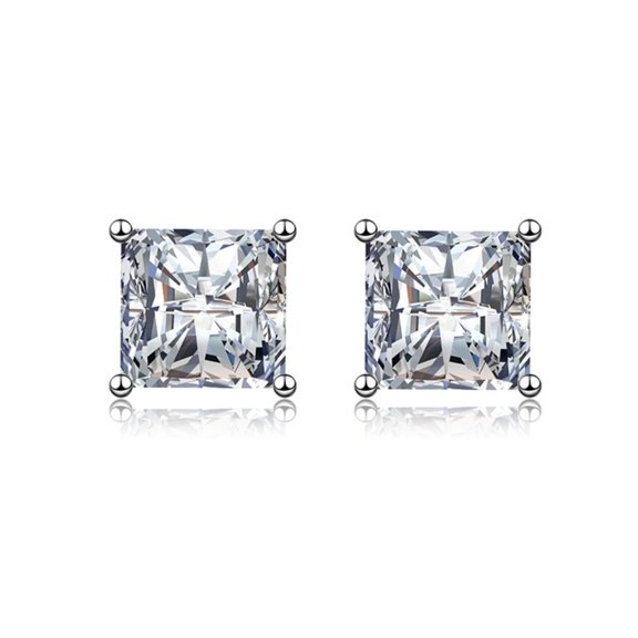Vireellx Diamond Earrings for Women S925 Silver Needle Simple Earrings Jewelry for Her Birthday Christmas Gift