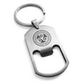 thumbnail image 1 of Stainless Steel Celtic Triskele Triskelion Triple Knot Engraved Bottle Opener Dog Tag Keychain Keyring, 1 of 1
