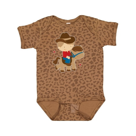 

Inktastic Cowboy Boy on Pony Gift Baby Boy Bodysuit