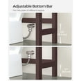 thumbnail image 4 of SONGMICS Over-The-Toilet Storage Bathroom Organizer Toilet Rack with Adjustable Shelf, Brown UBTS01BR, 4 of 6