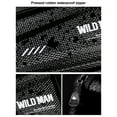 thumbnail image 4 of Wosthever Bolsa de bicicletas WILD MAN 1.5L Cremallera frontal Absorción de golpes Bolsa de bicicleta Estuche de ciclismo reutilizable para Ropa Deportiva, Zapatos, 4 of 6