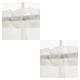 thumbnail image 2 of Yuarrent Medias cortinas de girasol, cortina decorativa de poliéster, cenefa de bolsillo, cortinas de partición para balcón, decoración 1x0.5m 2Conjunto, 2 of 6