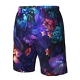 thumbnail image 4 of Fotbe Magic Colorful Forest Leaves Trajes de Baño Estampados para Hombre, Shorts de Verano de Secado Rápido, Ropa de Playa, Bañadores-3X-Large, 4 of 6