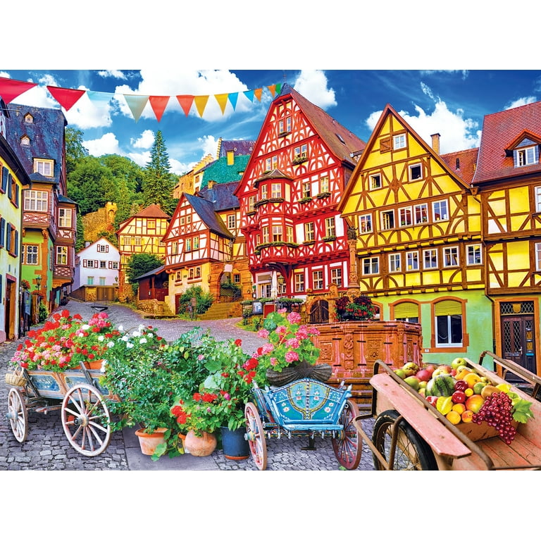 輝い 1000-Piece Kodak Cra-Z-Art Colorful Adult Town European その他