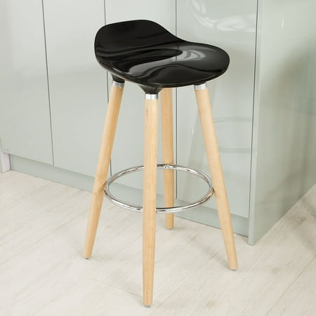 So Abs Plastic Bar Stool Kitchen Breakfast Barstool With Wooden So Abs Plastic Bar Stool Kitchen Breakfast Barstool With Wooden Legs Fst34 Sch