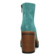 thumbnail image 5 of FSJ Women Fashion Platform Round Toe Suede Ankle Boots Block Chunky High Heel Side Zipper Winter Warm Walking Shoes Size 7 Turquoise, 5 of 5