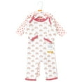thumbnail image 2 of Hudson Baby Infant Girl Thermal Coveralls 2pk, Creative Rainbows, 18-24 Months, 2 of 4