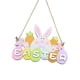 thumbnail image 3 of Estatuilla de adorno de de primavera de Pascua, decoración de Pascua impresa para escritorio de de de vacaciones Conejo de Pascua Macarena Artesanía de Pascua, 3 of 8