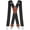 Black-orange, variant on Mens Braces 4 cm Wide 1.5 inch Heavy Duty Suspenders for Trousers with 4 Strong Metal Clips Adjustable and Elastic for Men and Woman X Formu2026