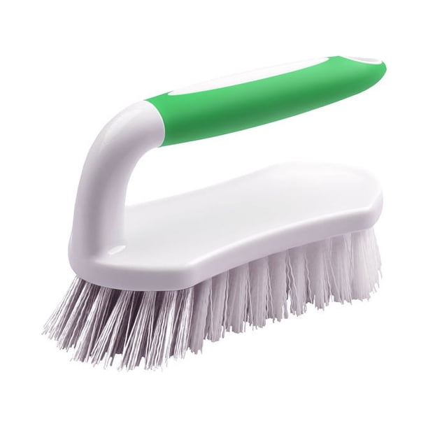 Cepillos de limpieza resistentes con cerdas rígidas, cepillo de limpieza para ducha, baño, alfombras, cocina y bañera(New Green)(1 pieza)