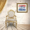 thumbnail image 3 of CAD Designs 32x26 Gold Ornate Wood Framed with Double Matting Museum Art Print Titled - Est. 1776, 3 of 4
