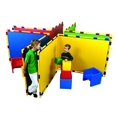 thumbnail image 2 of Children's Factory Big Screen Rt. Angle PlayPanel, Kids Room Divider Panel, Free-Standing Classroom Partition for Daycare/Preschool, YEL, Yellow (CF900-533Y), 2 of 2