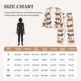 thumbnail image 4 of Pofeuu Corgi Dog2 Print Womens Pajamas Set Long Sleeve Sleepwear Button Down Nightwear Soft Pj Lounge Sets Button Down Pajamas Women-XX-Large, 4 of 7