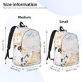 thumbnail image 3 of Yiaed Cute Animals Print Backpack, Premium Laptop Backpack, Travel Backpack for Women, Lightweight Backpacks, Comfortable Back Pack-Small, 3 of 7