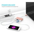 thumbnail image 3 of 4-in-1 USB-C Hub with Type C, USB 3.0, USB 2.0 Multiport Charging & Connecting Adapter (CB-C13, Rose Goldr), 3 of 4