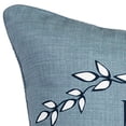thumbnail image 2 of Jordan Manufacturing 18" x 18" Slate Blue Home Sweet Home Novelty Square Reversible Decorative Throw Pillow with Welt, 2 of 5