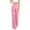 Pink-1, variant on Straight Wide Leg Dress Pants for Women High Elastic Waist Business Casual Work Office Summer Trousers with Pockets