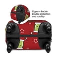 thumbnail image 4 of Disketp Avocado Christmas Elastic Travel Luggage Cover Travel Suitcase Protective Cover For Trunk Case Apply To 18''-32'' Suitcase Cover (Luggage not included)-Large, 4 of 9