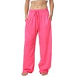 thumbnail image 1 of SAYOO Pantalones / pantalones cortos casuales para mujeres, pantalones de piernas rectas sueltos SAYOO moda, 1 of 9