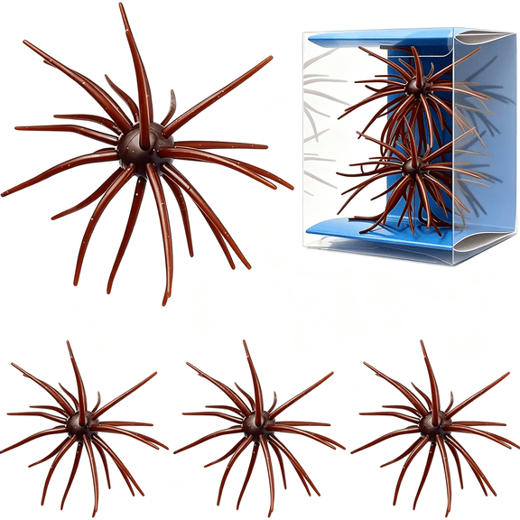 BESTSKY Sea Urchin Soft Bait,2026 Floating Tpr Swimbait with Reflective Stars Soft Artificial Sea Urchin Lures,Bait Urchin Fishing Lure for Shore,Trout,River,Lake,Saltwater,Freshwater