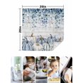 thumbnail image 4 of Navy Blue Pumpkins Fall Cloth Napkins Set of 6 Reusable Dinner Napkins, Thanksgiving Wooden Eucalyptus Leaves Cocktail Napkin Washable Table Napkins for Wedding/Holiday Party/Baby Shower 20"x20", 4 of 7