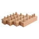 thumbnail image 2 of Adena Montessori Mini-Bloque cilíndrico (juego de 4) Materiales Herramientas educativas sensoriales Preescolar Temprano Montessori Juguetes para niños pequeños, 2 of 6