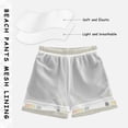 thumbnail image 3 of FORMRS Boys Swim Trunks Quick Dry Mesh Liner Boardshorts Sizes XS-XL, White Cat Rainbow, 3 of 7