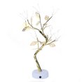 thumbnail image 4 of Lámpara de árbol de hojas doradas de 72LED, lámpara de mesa con alambre de cobre USB, luz nocturna para decoración interior del hogar, 4 of 8