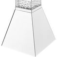 thumbnail image 6 of Pemberley Row MDF Clear Accent Pedestal End Table Square Contemporary, 6 of 6