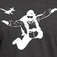 thumbnail image 3 of CafePress - Skydiving Dark T Shirt - Men's Classic Graphic Cotton T-Shirt, 3 of 4