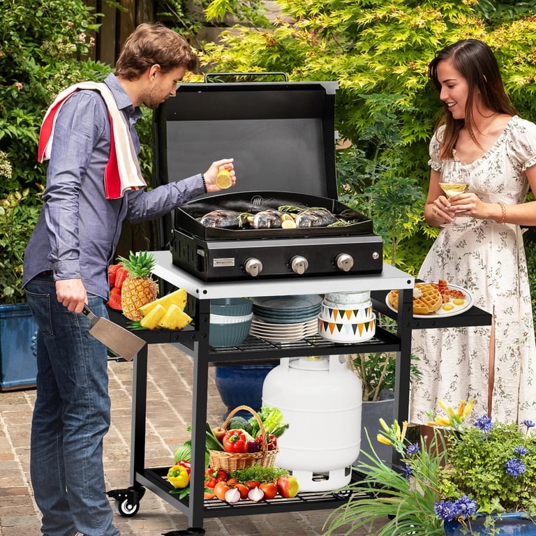 G Taleco Gear Outdoor Grill Table, Stainless Steel photo 6