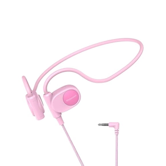 Mehomeli Auriculares para niños para la escuela, auriculares abiertos de conducción de aire, cable con cable Jack de 3,5 mm, diseño ultracómodo, ergonómico y liviano, perfectos para la escuela y activ