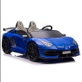 thumbnail image 2 of Lamborghini 24V Kids Ride-On Car w R/C Parental Remote + MP3 Music Player + LED Foam Rubber Wheels + EVA Leather Seat + Scissor Doors + Rubber Floor Mats + Car Cover, 2 of 11