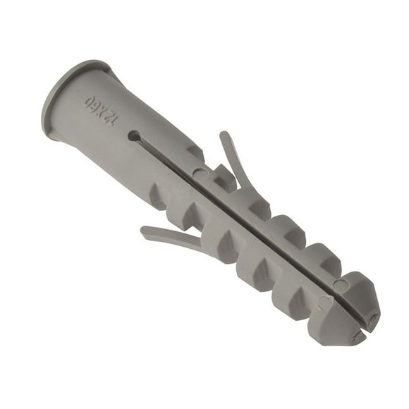 ForgeFix - Nylon Wall Plug Rimmed M12 x 60mm Bag 25