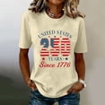thumbnail image 2 of MEICHEN 250th Anniversary USA Shirt Womens States 250th T Shirt 1776 American Flag Graphic Tee 4 of July Top Summer 4th of July Tops, 2 of 5