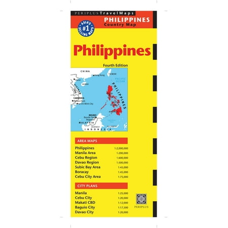 Philippines Travel Map Fourth Edition (Best Way To Travel To Philippines)
