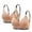 Bras for Women-A16 Beige, variant on 2 PC Anti-Sagging Breast Bra for Women Letter Print Fashion Liftup Push Up Bra No Underwire Breathable Sport Bralette 2025 Comfy Convenient Underwear Gray