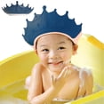 thumbnail image 2 of Gorro De Champú Para Bebé, Gorro De Plástico Con Forma De Corona Bonita Para Baby Shower, Gorro Con Visera Para Protección De Ojos Y Oídos Yuarrent AP007471-02, 2 of 6